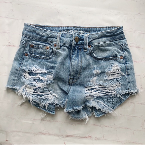 American Eagle Outfitters Pants - [American Eagle] Hi-rise festival cutoff shorts 0
